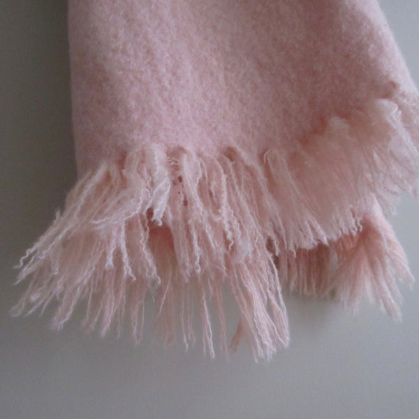 Vintage Ayers Wool Baby Blanket - Pink