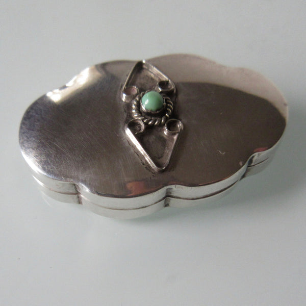 Sterling Silver Miniature Snuff Box