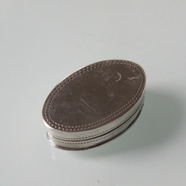 Sterling Silver Miniature Pill Box