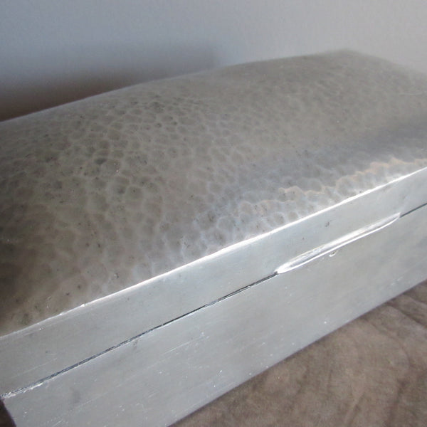 hammered Pewter Box 