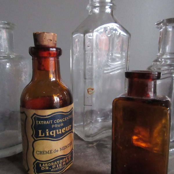 Vintage Glass Bottle Collection