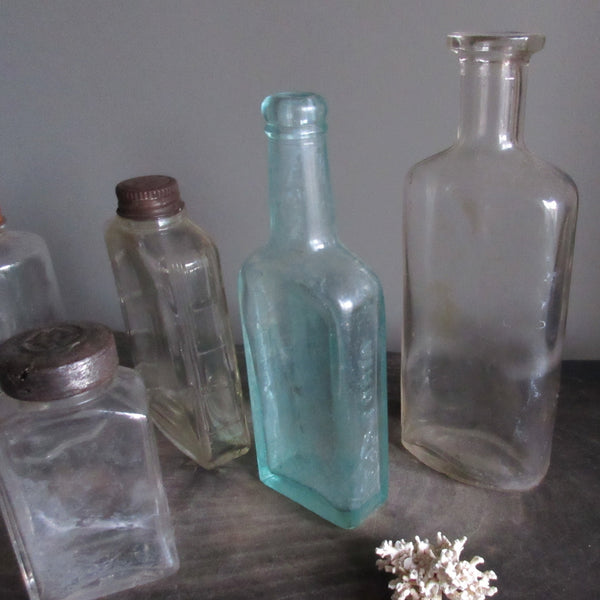 Vintage Glass Medicine Bottles