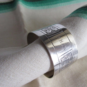 British Sterling Antique Napkin Ring