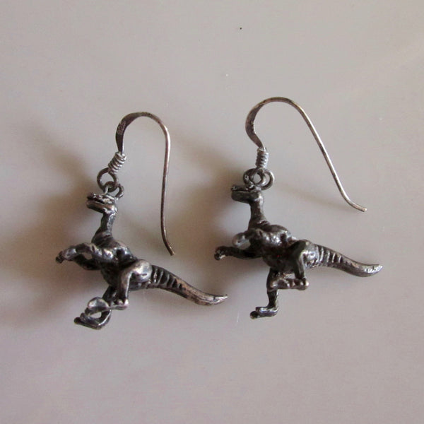 Dinosaur silver Earrings