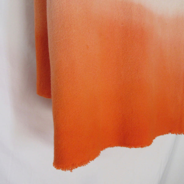 Vintage Wool Dip Dyed Wool Blanket - Popcycle Orange
