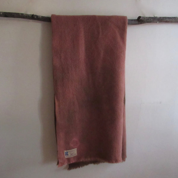Over Dyed Vintage Wool Blanket Copper