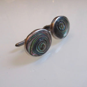 Vintage Abalone Cuff links