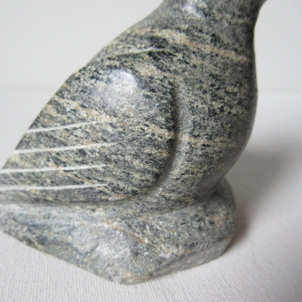 Inuit Bird Soap Stone Carving
