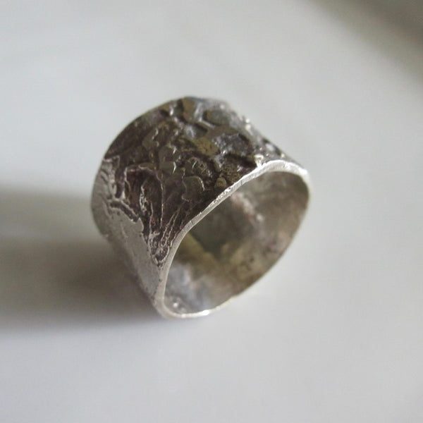 Sterling Silver Hand Cast Ring - Band