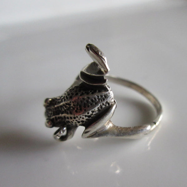 Frog Sterling Silver ring
