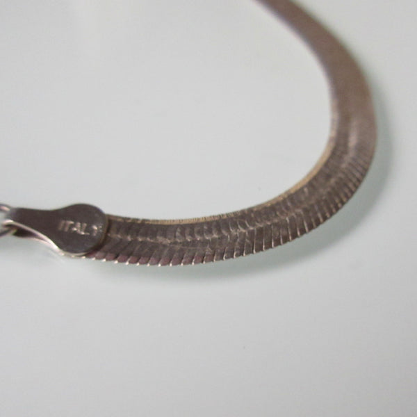 Vintage Flat Snake Chain Bracelet