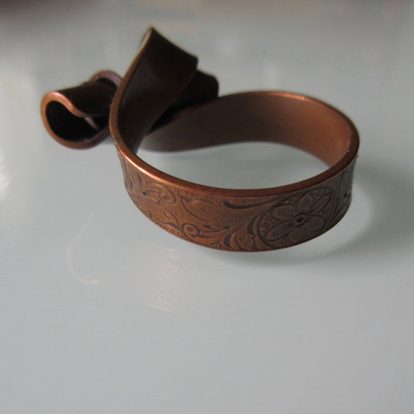 Copper Ring with Turned Top