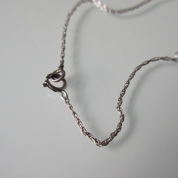 Vintage Tiffany Heart Necklace 18"