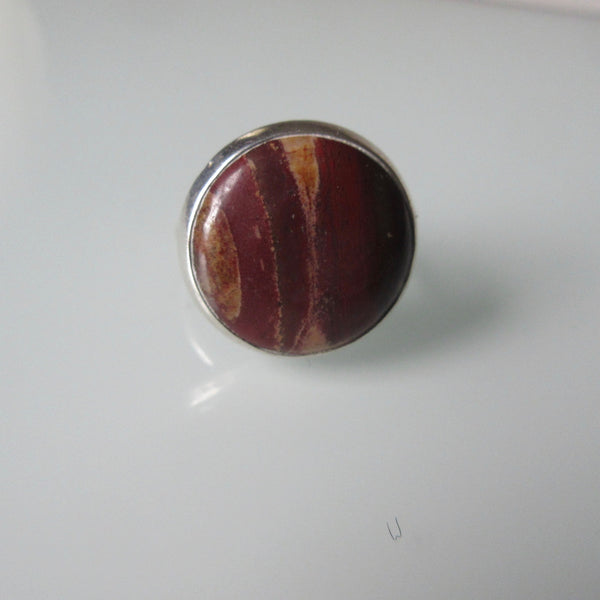 Jasper Silver Ring