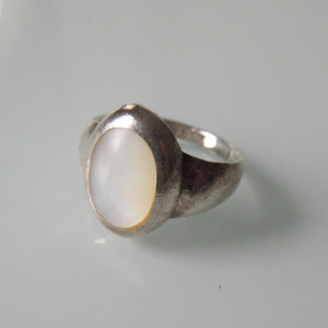 Moonstone & Sterling Silver Ring