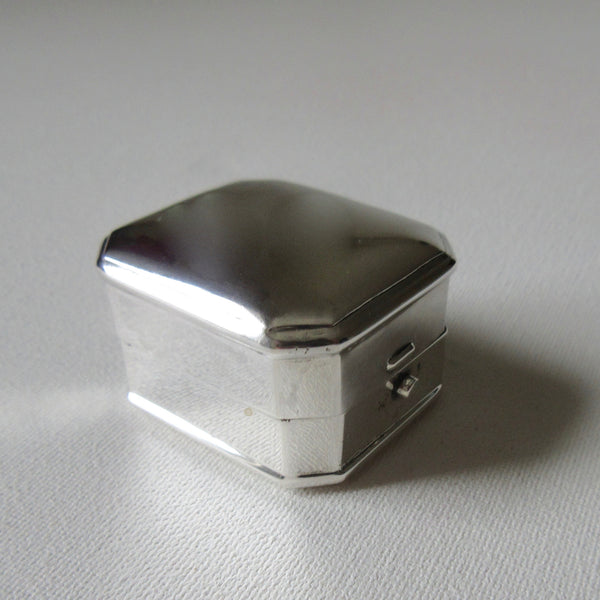 Birks silver ring box