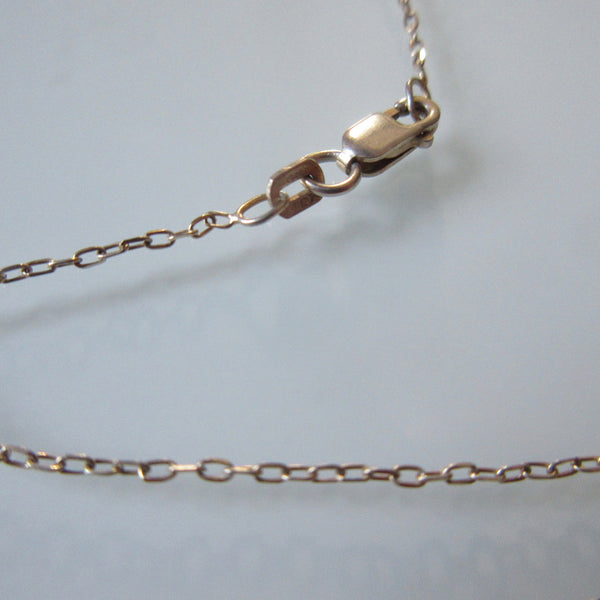Bar on Sterling Silver Chain