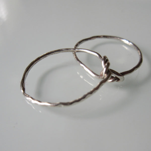 Double Knot Sterling Silver Ring