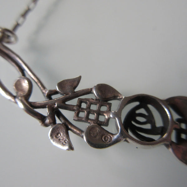 Charles Rennie Mackintosh Inspired Necklace -Carrick Jewellery