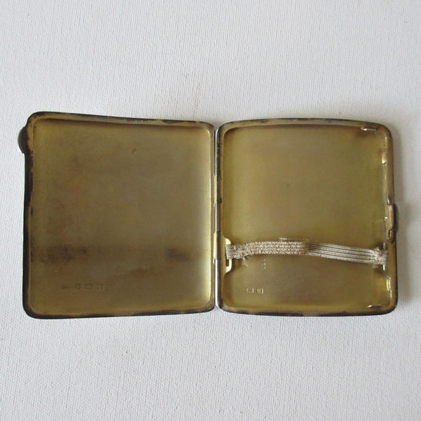 Sterling Silver Cigarette Case Hallmarked