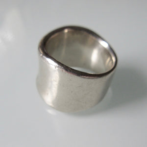 Vintage Sterling Silver Organic Form Ring