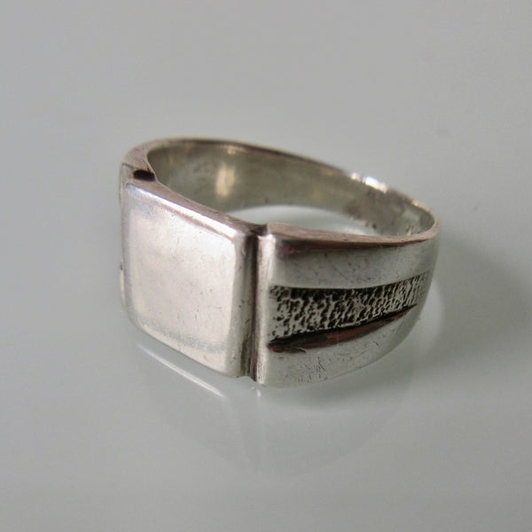 Vintage Silver Signet Ring