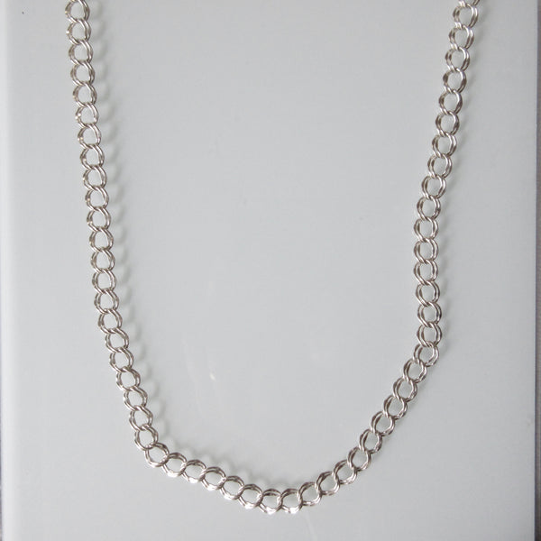Sterling Silver Double Chain Necklace