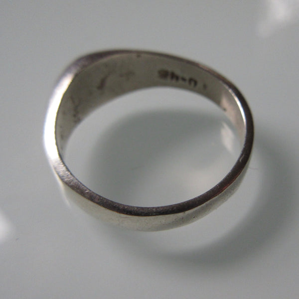 Modernist Mexican Sterling Silver Ring