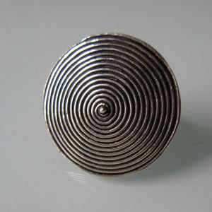 Concentric Circle Silver Ring