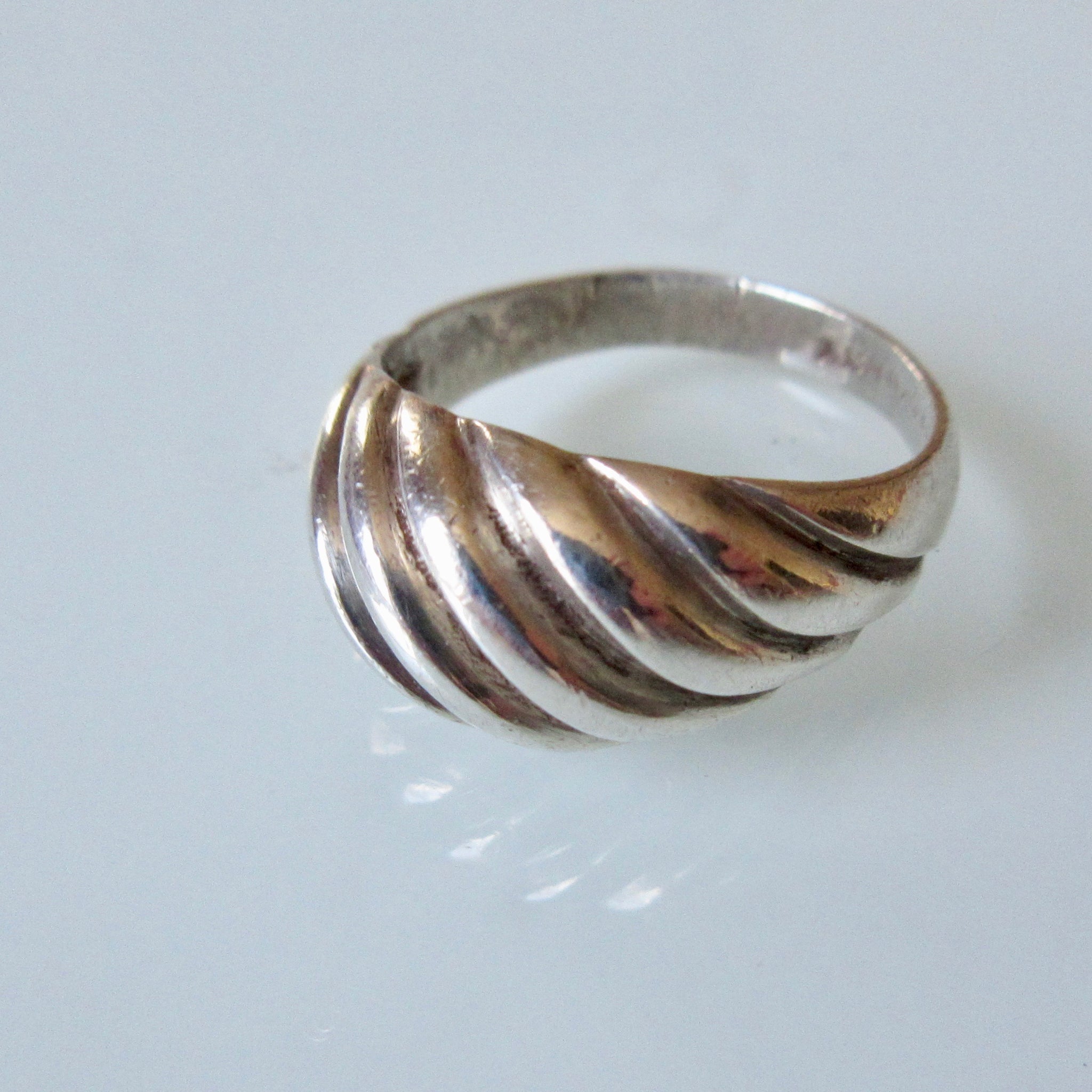 Swirl Silver Ring