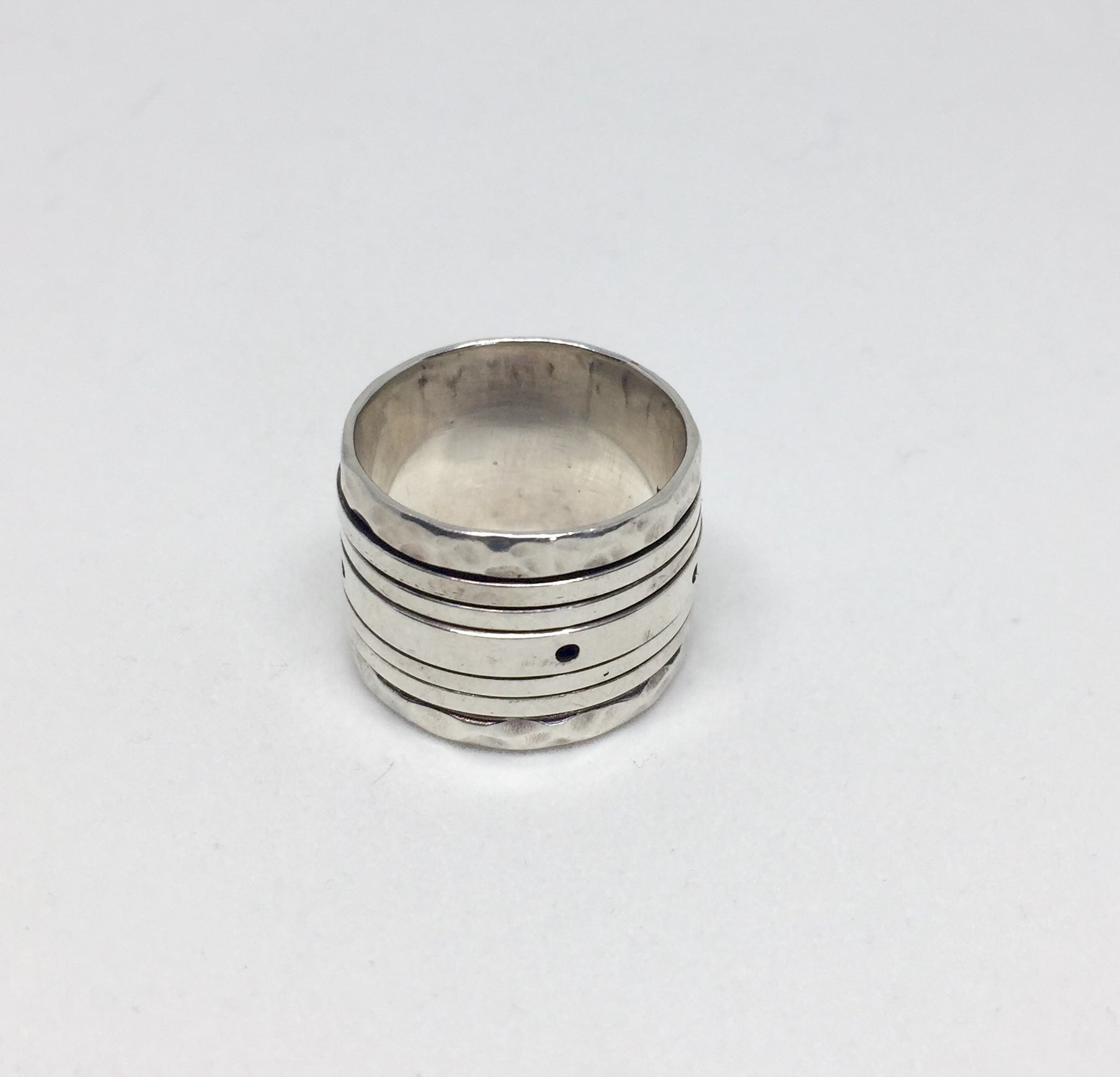 Silver Band Spinning Ring