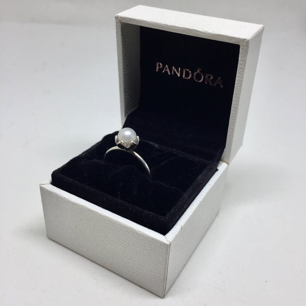 Pandora Pearl Silver Ring