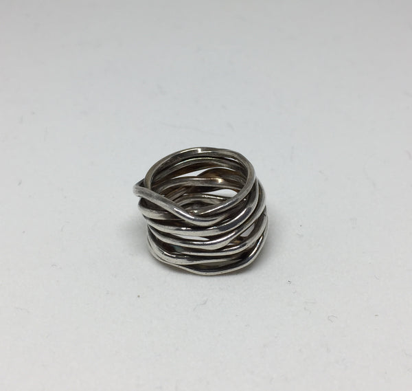 Wrapped Silver Ring