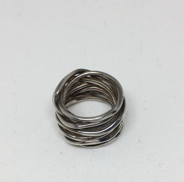 Wrapped Silver Ring