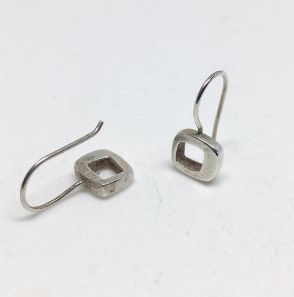 Modernist Silver LS Earrings
