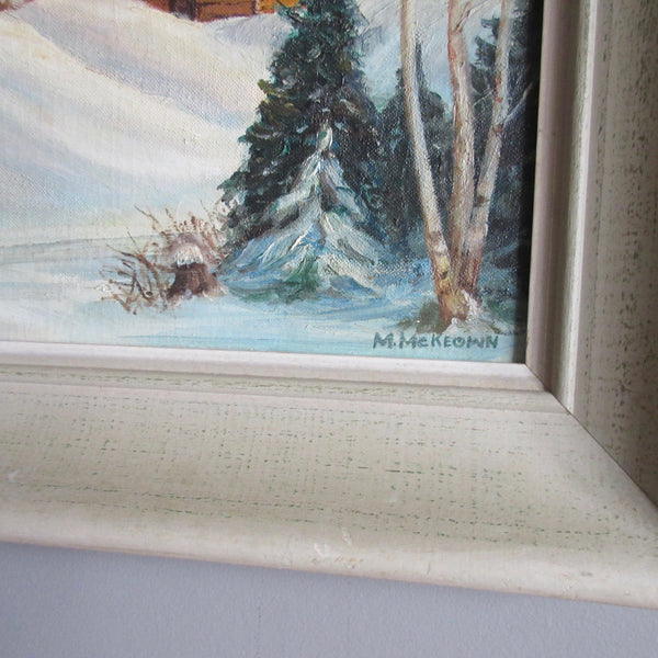 Winter Scene Northern Ontario Painting
