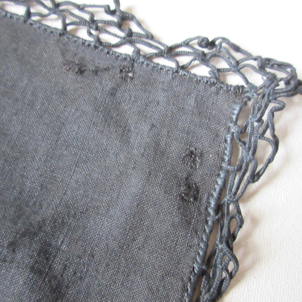 Vintage Linen Napkins - Black  - 4