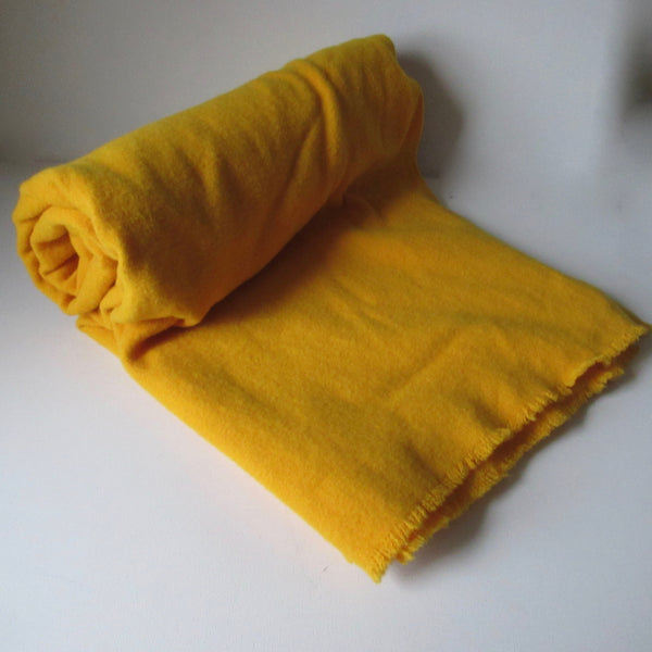 Vintage Wool Blanket Harvest Yellow