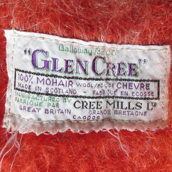 Vintage Mohair Blanket Throw