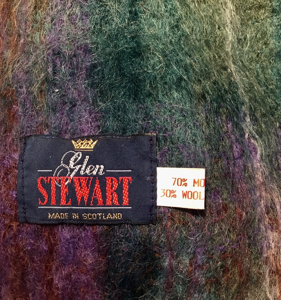 Vintage Mohair Wool Scarf