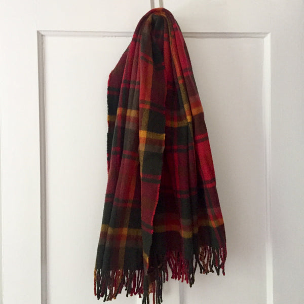 Fireside Lambswool Throw by Begg & Co - Plaid