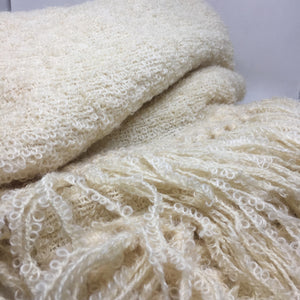 Vintage Boucle Throw by Ste. Madeleine