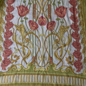 Art Nouveau Design Silk Scarf
