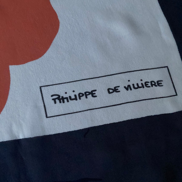 Philippe De Villiere Silk Scarf