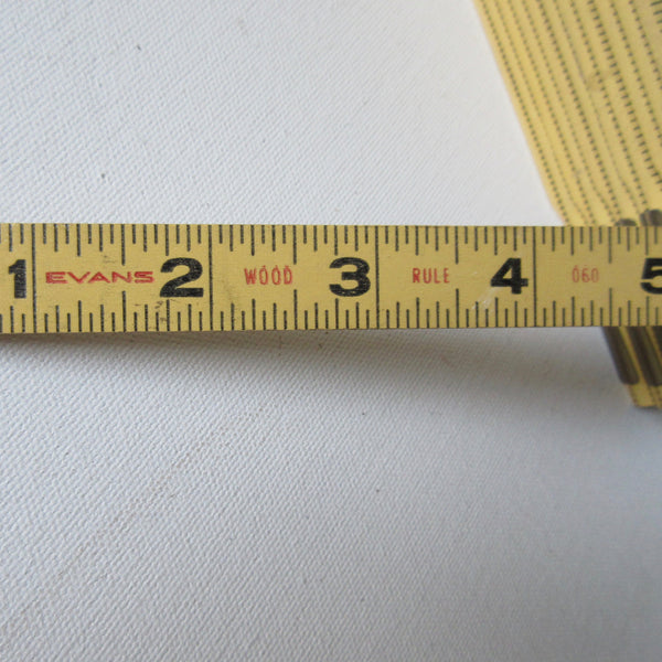 Evans Vintage Wood Folding Tape Measure