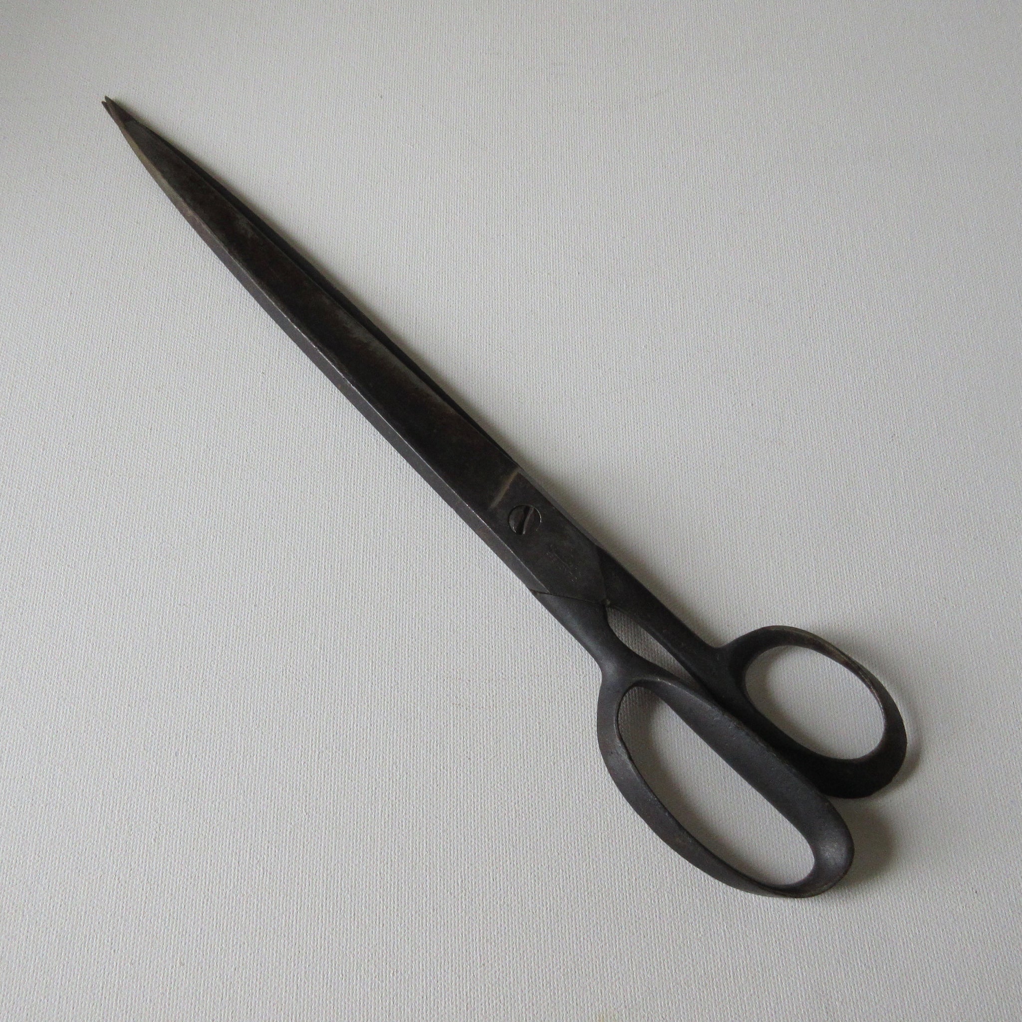 Huge Vintage Scissors or Shears, Goodrich BY Clauss, USA, Aged