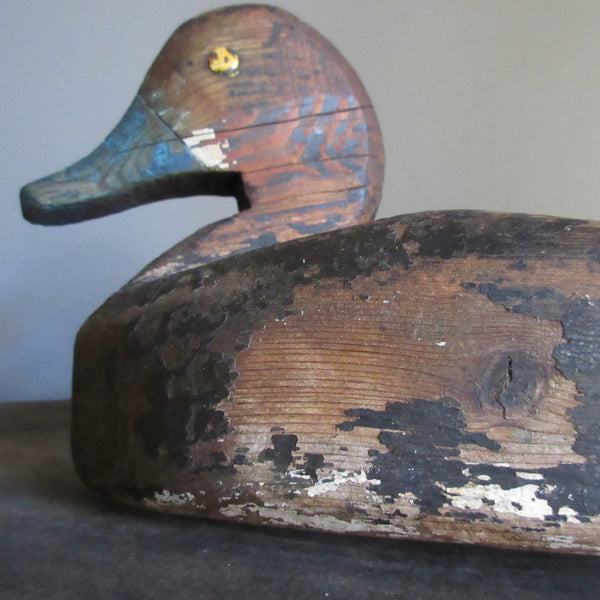 Antique Duck Decoy Blue Bill